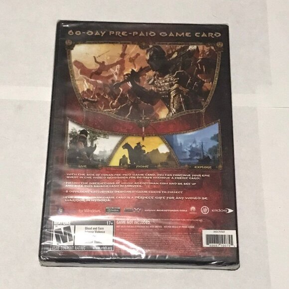 PC Game Age of Conan Hyborian Adventure (Factory Sealed) - Picture 2 of 3
